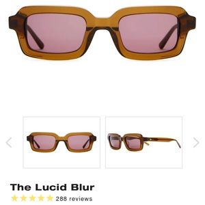 Crap Eyewear Lucid Blur - Rectangle Retro-Style Sunglasses